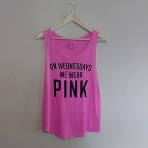 {VS Pink} Mean Girls Muscle Tank